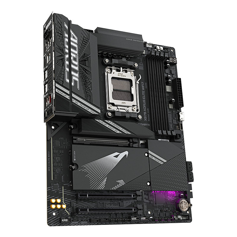GIGABYTE X870 AORUS ELITE WIFI7 AMD X870 Sokkel AM5 ATX - Billede 3